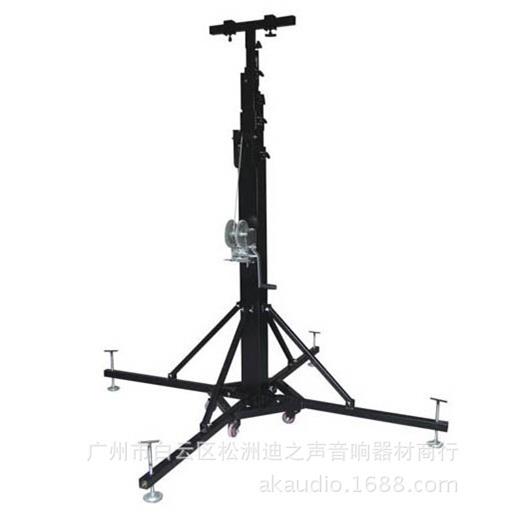供应H062手摇带轮灯光支架演出舞台灯光架三脚架桁架LED帕灯支架
