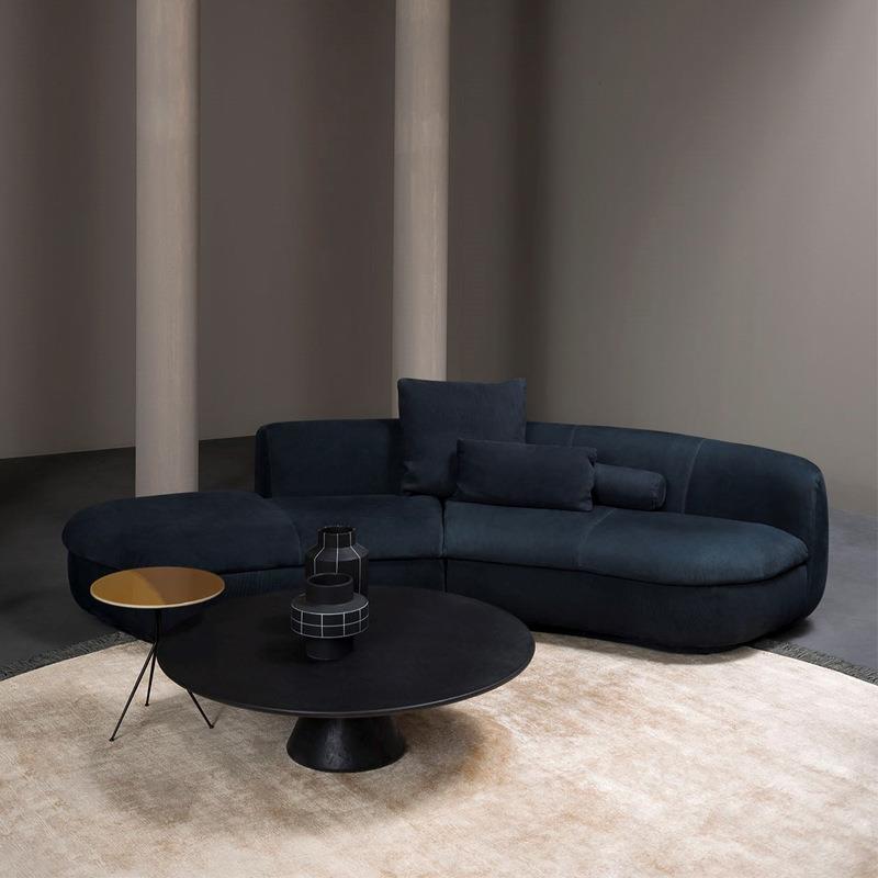 意式极简Baxter弧形沙发北欧现代别墅大户型异形Piaf转角沙发