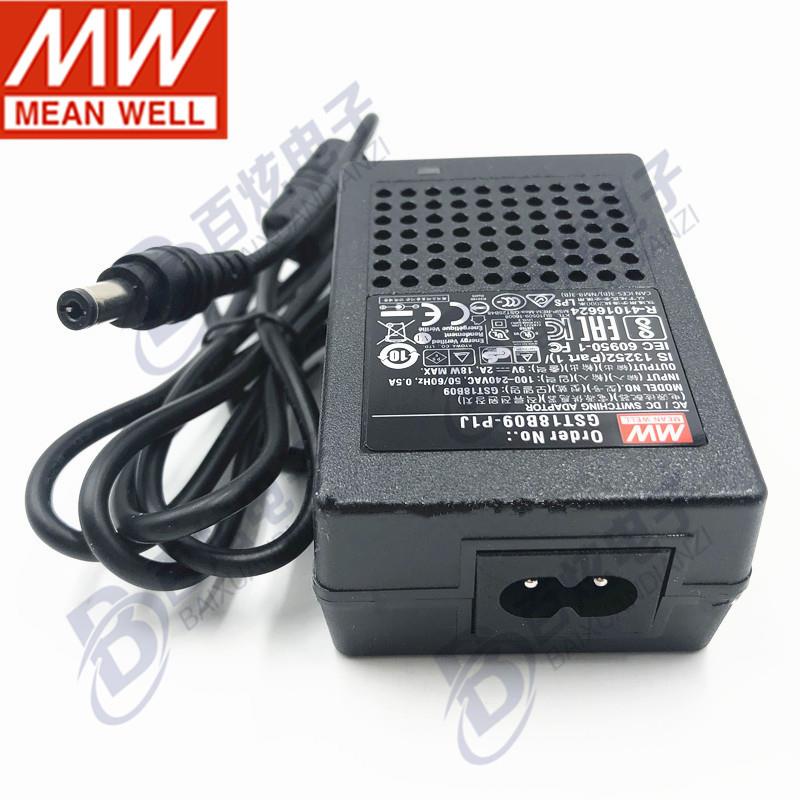 明纬电源适配器GST18B09-P1J18W9V2A两插