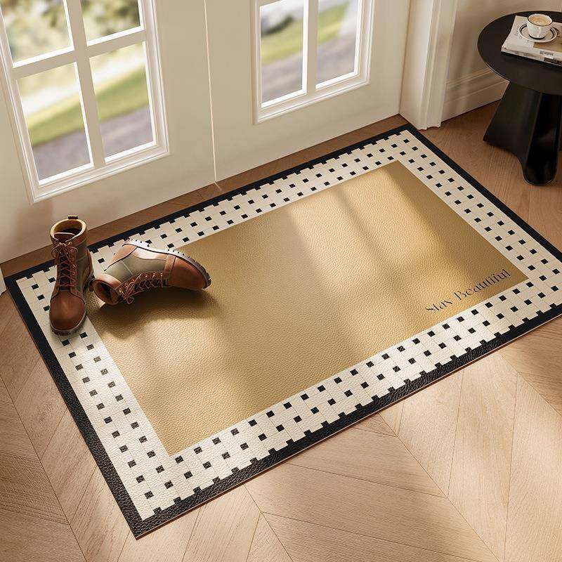 入户门地垫北欧复古进门耐脏易打理地垫家用玄关可擦免洗皮革地垫,鲜花速递/花卉仿真/绿植园艺,割草机/草坪机,淘宝优惠券,粉丝福利购,淘宝优惠卷