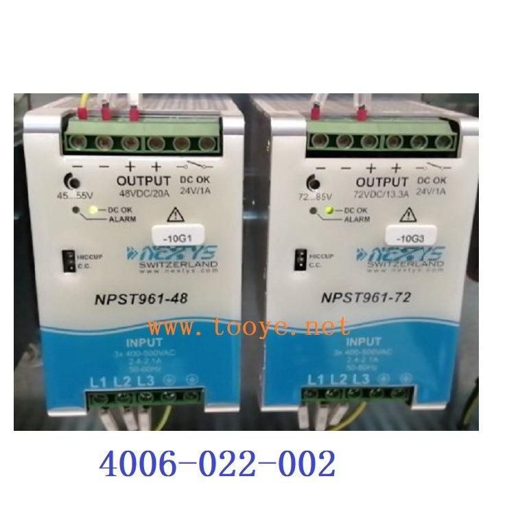 960W大电流DC72V输出电源DIN安装NPST961-72三相开关电源