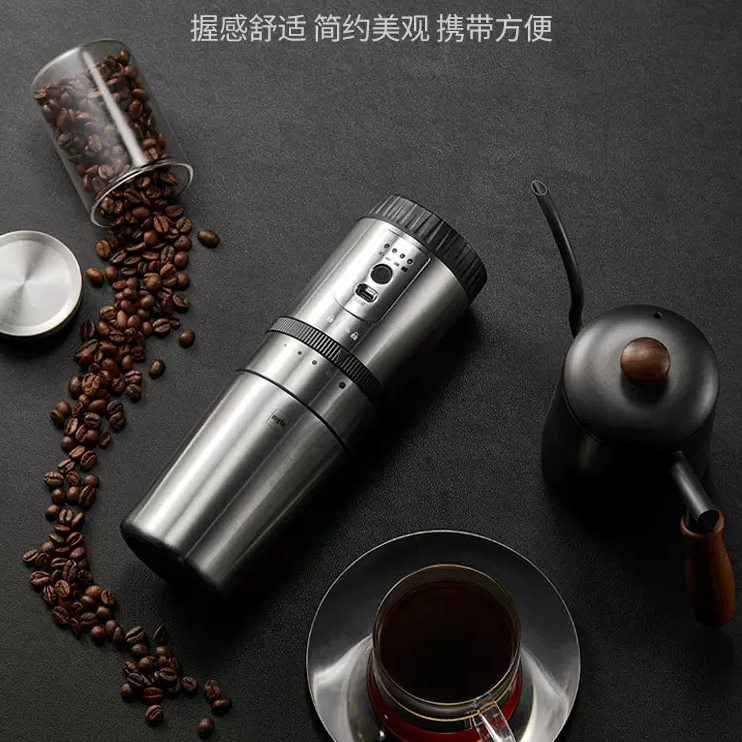 手冲咖啡杯研磨e研磨ym一体便捷式欧式家用咖啡机小型l电动磨豆机