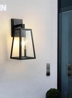 美式工业风壁灯全铝床头阳台楼梯过道玄关灯墙壁灯复古感应LED灯