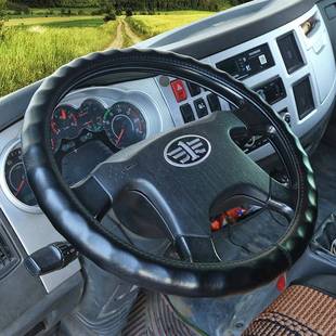 大货车公交车真皮方向盘套凹凸型手握把套白胶圈尺寸型号齐全