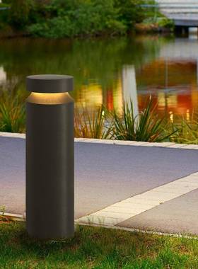 草坪灯户外防水庭院单侧发光花园草地灯景观别墅柱灯现代led公园