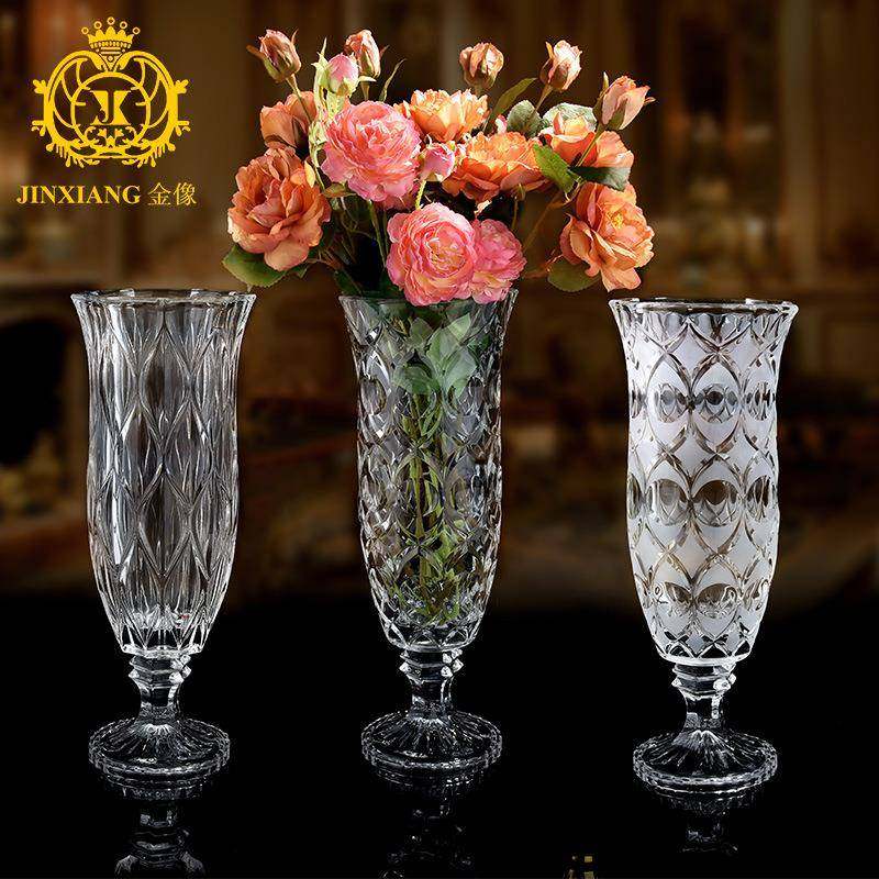 金像欧式简约客厅透明玻璃花瓶现代轻奢大号花瓶水培插花摆件,纺织面料/辅料/配套,纺织机械配件,淘宝优惠券,粉丝福利购,淘宝优惠卷