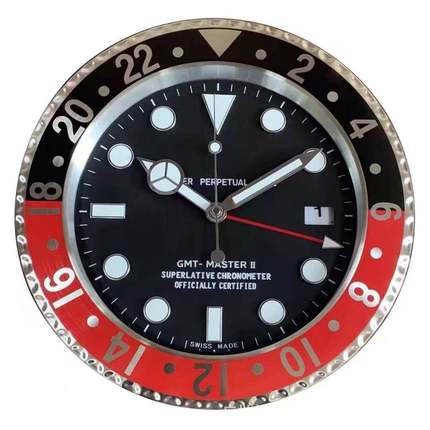 wallclock新款挂墙客厅装饰金属夜光挂钟钟表轻奢高级感外贸