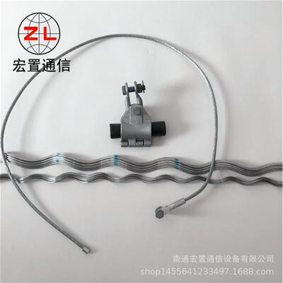 杆用单悬垂金具串铸铝悬垂套壳直线杆用悬垂线夹OXY预绞式悬垂