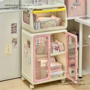 多巴胺移动收纳柜学生卧室写字台桌下工位书本文具收纳推车置物架