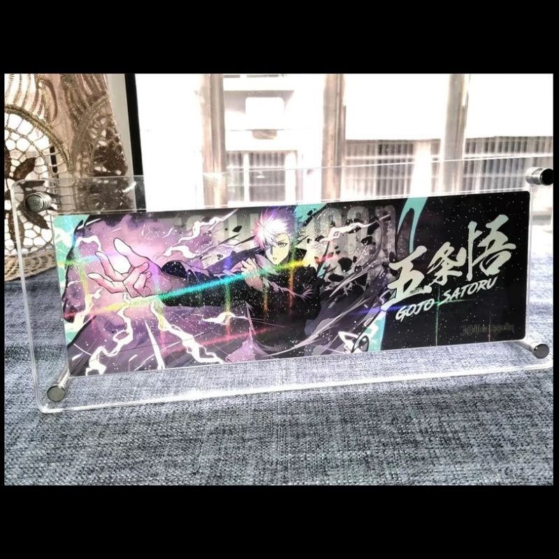 镭射票展示框专用透明亚克力三层带凹槽防尘相框古美展示收纳