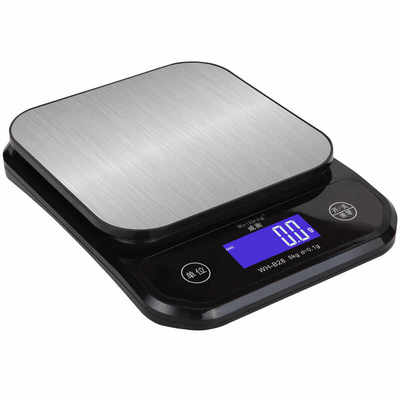 厨房电子秤高精度克称食物烘焙家用小型防水精准商用克重电子台称