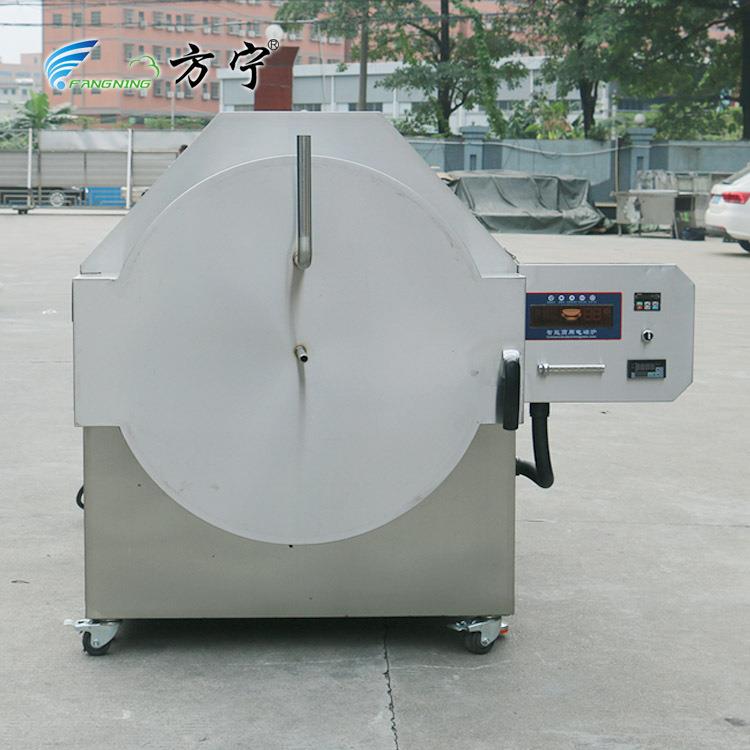 不锈钢滚筒炒货机电磁炒药机中药材柴胡全自动翻炒锅