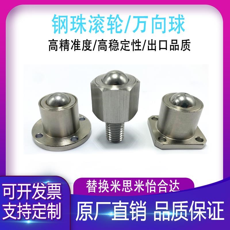 滚珠脚轮CHBF CHBM CHBU 12 16 20 重载型万向球QDC31-40 50 60