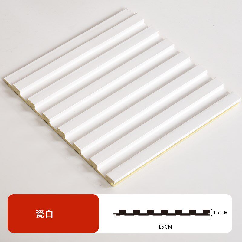 空心竹木纤维格栅板隔删背景墙装饰生态木阳台吊顶护墙板防水防潮