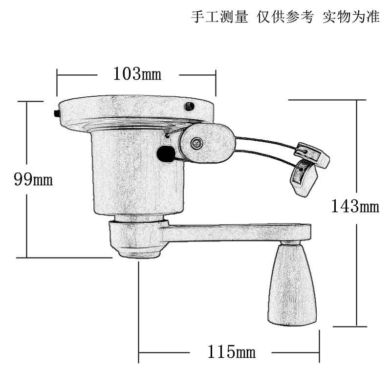 升降晾衣架同升同降四杆手摇器阳台凉晒衣架维修摇手器手摇柄配件