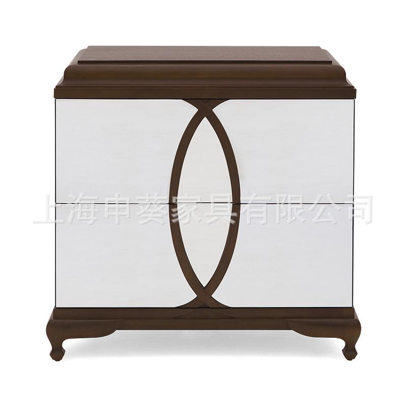 北欧现代简约储物床头柜极简创意收纳卧室装饰储物柜样板房别墅