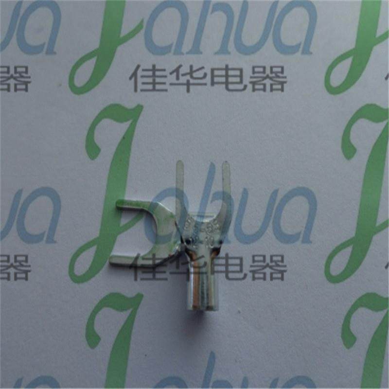 SNB5.5-6叉形裸端头冷压接线端子铜鼻子紫铜