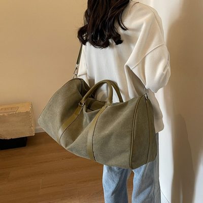 新款出差旅游背包帆布行李包生款产入院大容量待产包旅行包男手提