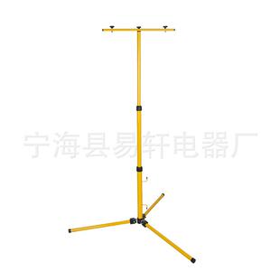 10-100WLED投光灯三脚支架单头铁节弹簧支架1.78米
