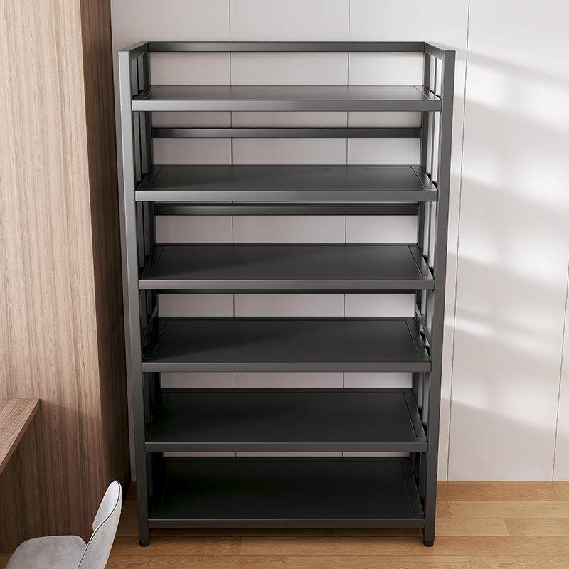 书架置物架落地多层简易书柜家用铁艺钢制客厅靠墙学生书本收纳架