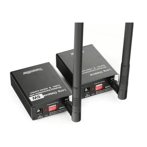 无线影音传输器2.4G/5W无线音视频2.4G5W无线监控设备