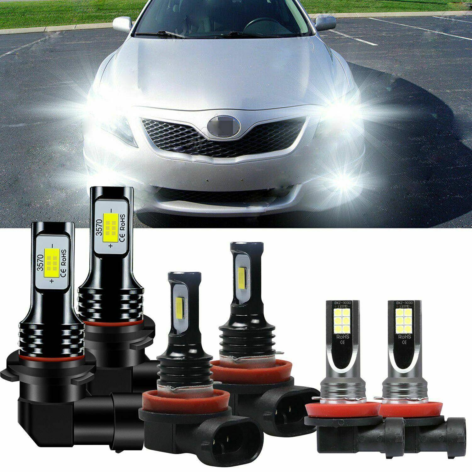 汽车LED高亮大灯H11+9005白光汽车LED雾灯H11远近光改装大灯雾灯