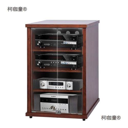 新款功放机柜影院KTV音响功放机架舞台专业器材设备移动视麦太保