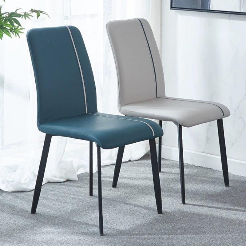 轻奢餐椅家用现代简约靠背凳子意式极简科技布餐椅酒店餐厅洽谈椅