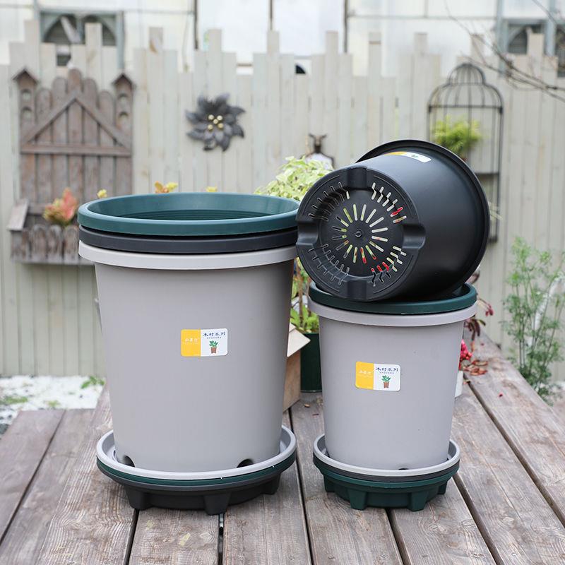 加厚控根号6加仑7加仑绣球果树塑料树脂花盆种树大型绿植姗婷