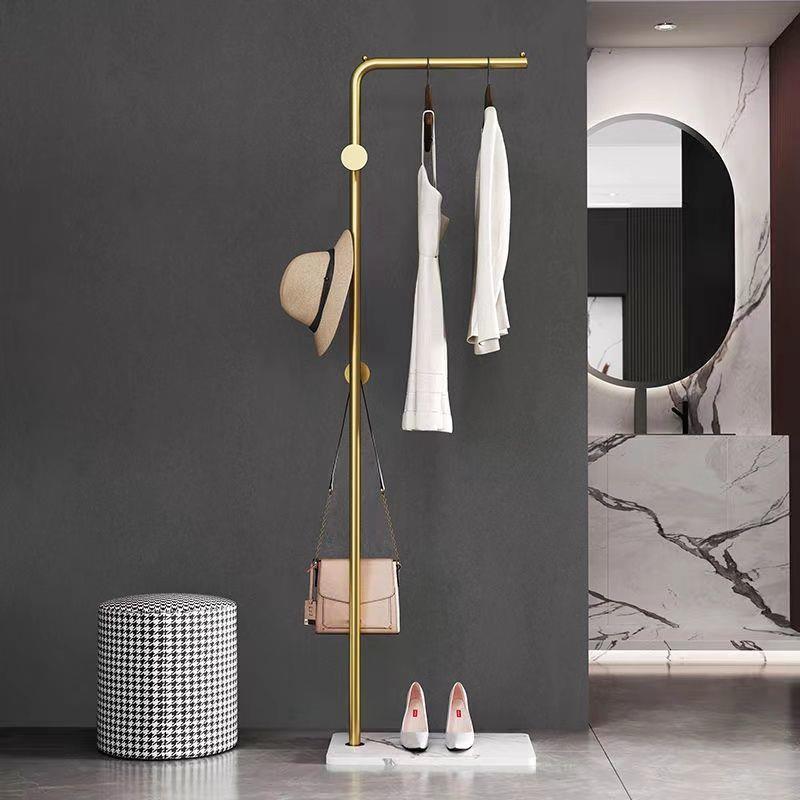 轻奢衣帽架落地主卧室挂衣架家用房间立式客厅置物架简易衣服挂架