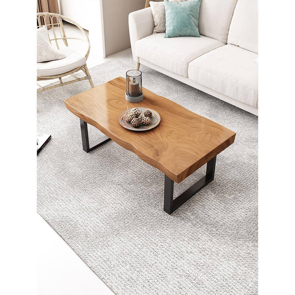 高现代小户60cm茶环保茶几吃饭小户型餐桌户型台可简约大板实木方