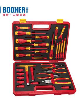 Booher宝合绝缘套装工具BH020040730件VDE绝缘工具组套