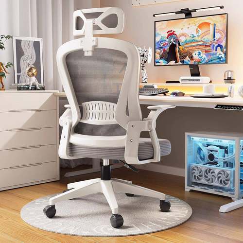 电脑椅久坐舒适办公椅家用学生学习椅可升降人体工学书桌椅子靠背