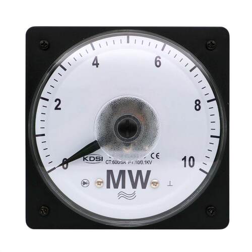 广角度指针式功率表LS-11010MW600/5A10/0.1kV船用仪表