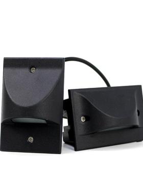 led地脚灯户外铝材台阶灯防水嵌入式阶梯灯走廊嵌壁灯方形墙角灯