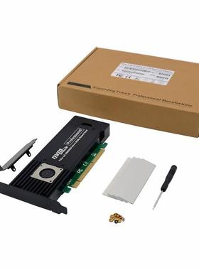 PCI-E3.04口NVMEASM2824免供电NVMeSSD服务器级扩展卡