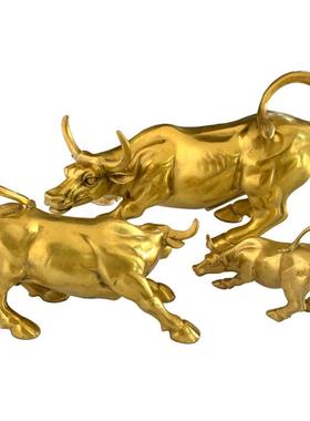 铜牛摆件华尔街牛旺市牛十二生肖牛摆件工艺品