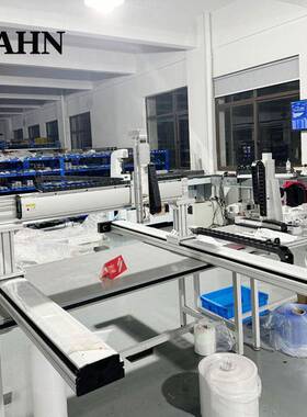 HAHN工业机器人xyz三轴立式龙门双驱滑台全封闭同步带直线模组厂