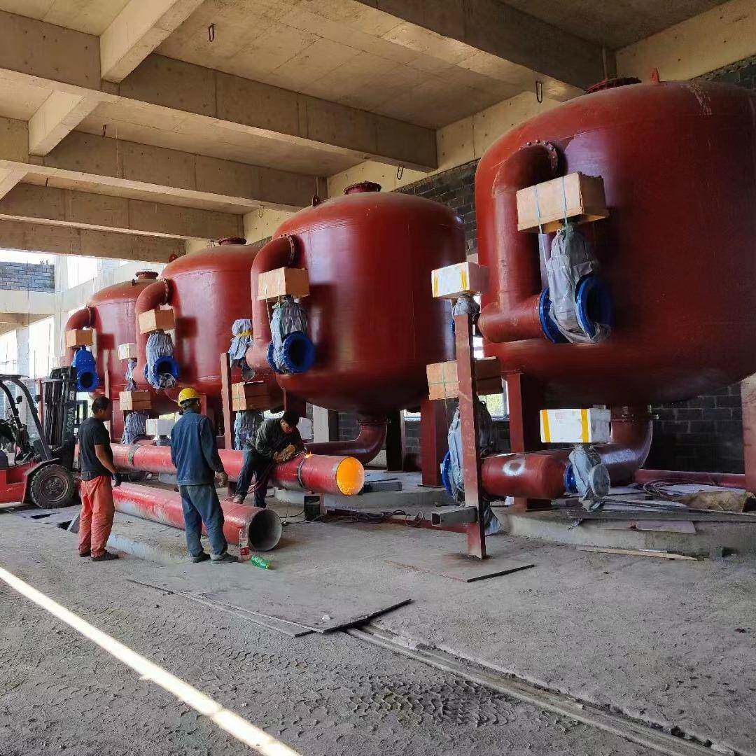 开封神龙黑龙江大型水厂工程安装完毕交付使用