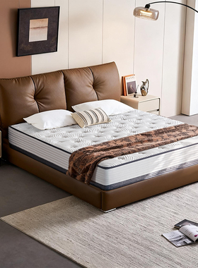 星年席梦思乳胶记忆棉家用卧室床垫180x200冬季软垫20cm1米5硬垫