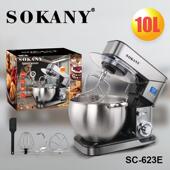 SOKANY623E厨师揉面机多功能打蛋搅拌商用大容量和面机10L