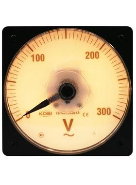KDSI供应指针式圆形电表LS-110AC300V黄色灯光背光电压12V