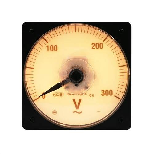 KDSI供应指针式圆形电表LS-110AC300V黄色灯光背光电压12V