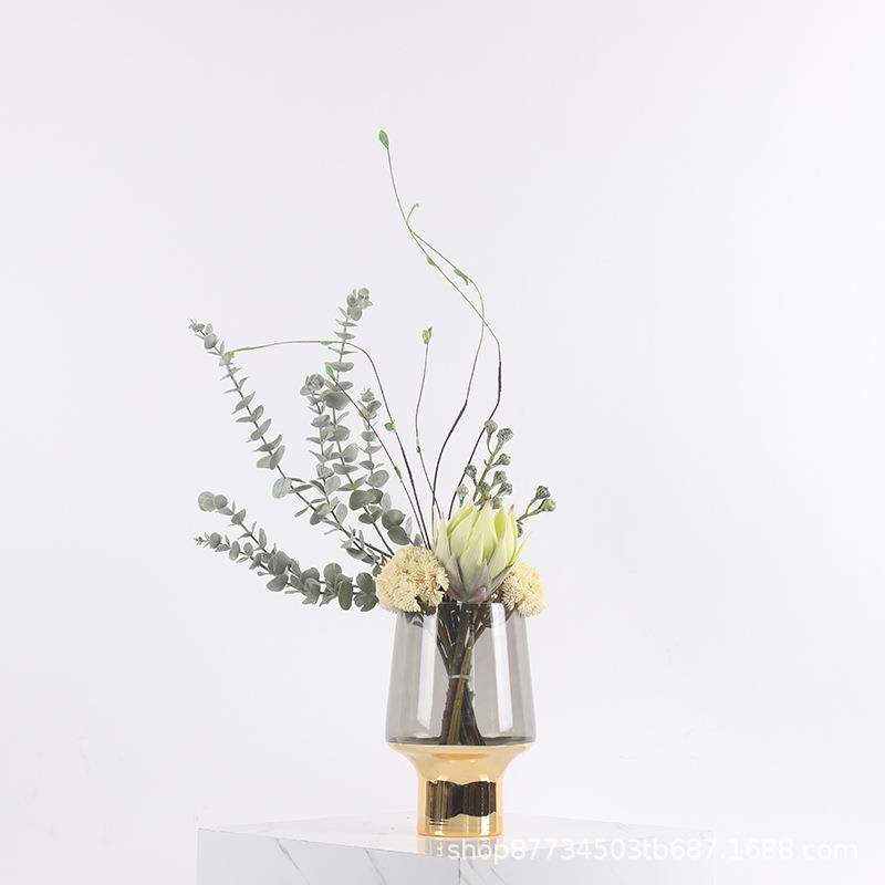 现代轻奢仿真花艺套装客厅电视柜样板房别墅装饰花艺假花瓶摆件设,纺织面料/辅料/配套,纺织机械配件,淘宝优惠券,粉丝福利购,淘宝优惠卷