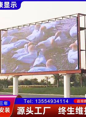 励康全彩户外LED格栅屏LED户外透明屏全彩电子屏商场广告牌