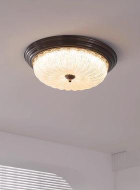复古卧室吸顶灯美式主卧书房灯具浪漫中古高级设计感LED房间灯