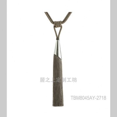 绑带品穗新中式窗帘高单现代【吊质别墅/支支价】样板间