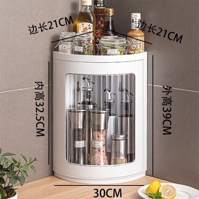 旋转置物架厨房专用卫生间台面浴室收纳架厕所三角架洗手台墙角架