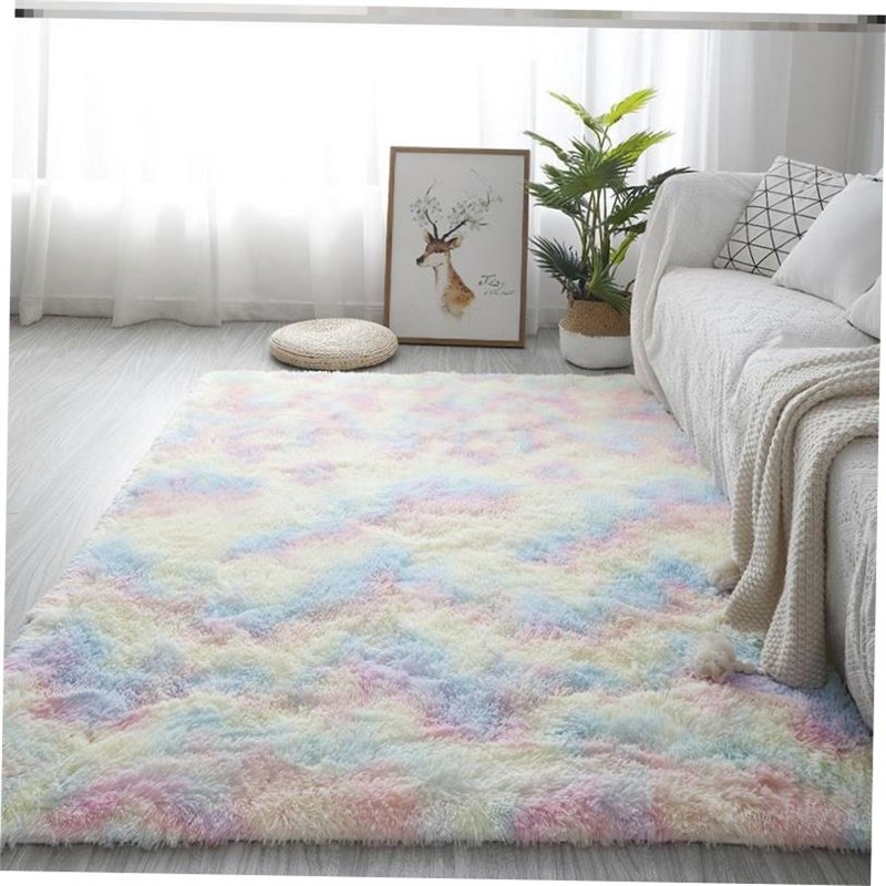 Carpets Plush carpet bedroom rug bedside blanket floor mat 1