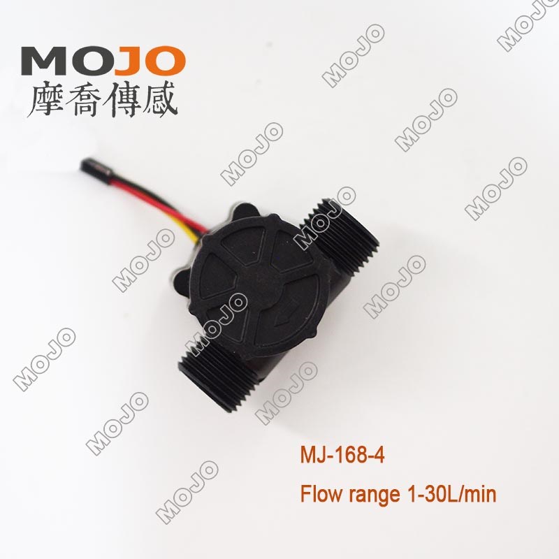 4分流量计 MJ-A168-4 PP+尼龙玻纤材质 流量传感器开关 脉冲信号